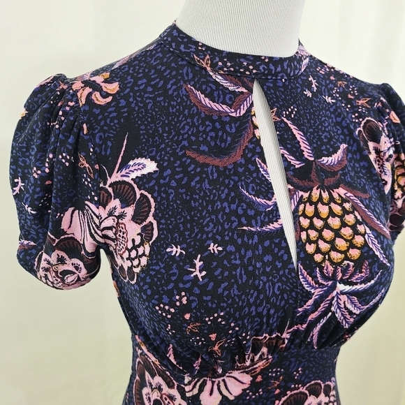 Free People Hear Me Roar tee black combo size XS NEW - Picture 4 of 8